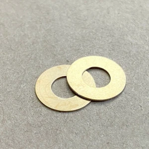 2pcs Phosphorous Bronze Washer Set For Spyderco Paramilitary 2 & Para 3 - Picture 1 of 2