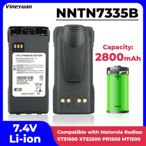 NNTN7335 Akumulator litowo-jonowy 2800mAh do radia Motorola XTS1500 XTS2500 MT1500 PR1500 - Zdjęcie 1 z 12