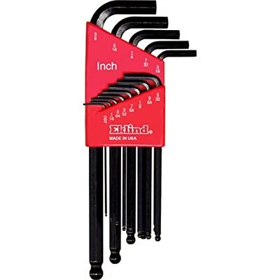 EKLIND 13213 Ball-Hex-L Key allen wrench - 13pc set SAE Inch Sizes .050-3/8 Long - Image 1 of 3