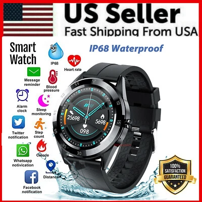 THE PERFECT PART Waterproof Bluetooth Smart Watch Phone Mate Heart Rate Tracker For iOS Android