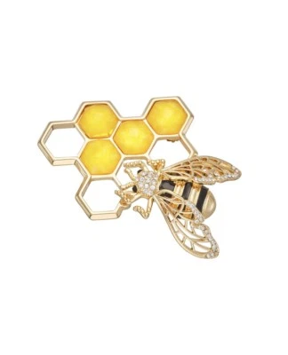 Prendedor Napier Into Invierno Abeja Tono Dorado Amarillo Nuevo Foto 1 de 4