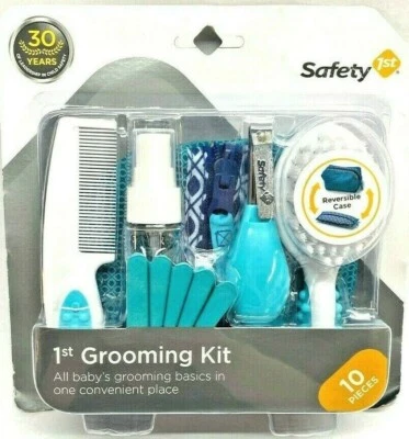 Safety 1st ~ 10-Piece Baby Grooming Kit ~ Blue ~ NEW - Image 1 of 4