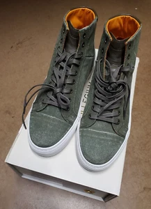 Collegium Pillar High 2017 Military Canvas Green Size 10.5 Eur 43 Shoe NIB - Picture 1 of 11