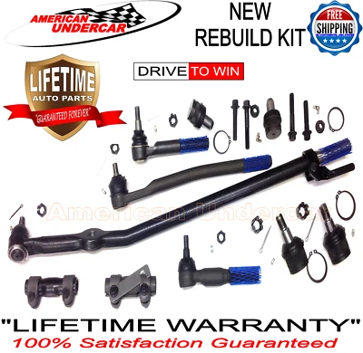 Lifetime T Drag Link Tie Rod Ball Joint Kit 2WD Ford F250 F350 Super Duty 99-04 - Image 1 of 4