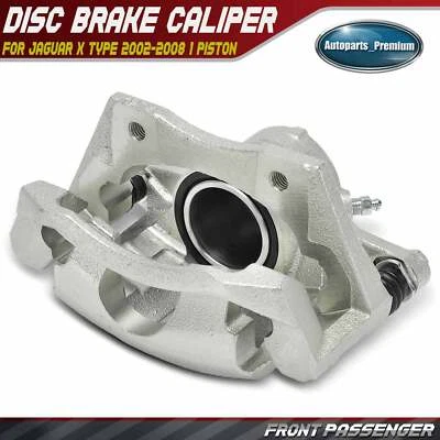 右前乘客制动卡钳带支架适用于捷豹 X 型 02-08 1 活塞 — 第 1/4 张图片