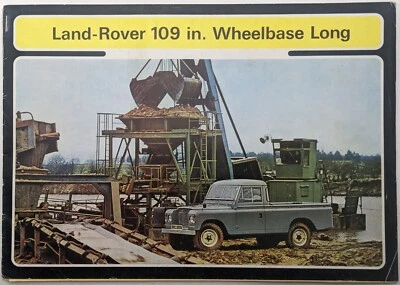 Vintage Land-Rover Series 3 88 SWB UK Market Brochure c 1972, AF - Image 1 of 4
