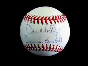 DON MATTINGLY DONNIE BASEBALL NEW YORK YANKEES SIGNED AUTO OML BASEBALL JSA - Picture 1 of 3