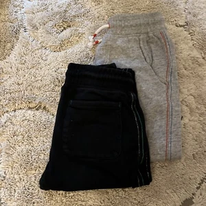 Mini Boden Size 7 Boys Sweatpants Pants Grey Black Cozy Active Quality Fashion - Picture 1 of 12