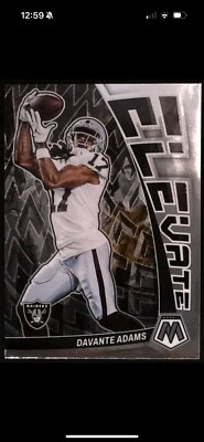 2023 PANINI MOSAIC DAVANTE ADAMS #E-DA ELEVATE Football  RAIDERS - Image 1 of 2