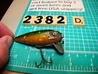 V2382 D PAW PAW WOODEN RIVER RUNT TYPE FISHING LURE