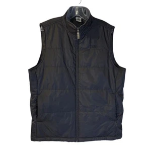 ALO Yoga Men's Black Puffer Vest Size L Nylon Insulated Olympics Logo Gorpcore - Picture 1 of 6