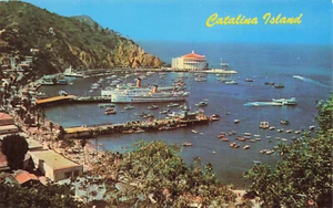 Postal Catalina Island Crescent Bay C438krie Mike Roberts - Imagen 1 de 2