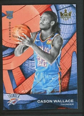 2023-24 CASON WALLACE PANINI COURT KINGS ROOKIE RC #93 LEVEL I - Image 1 of 2