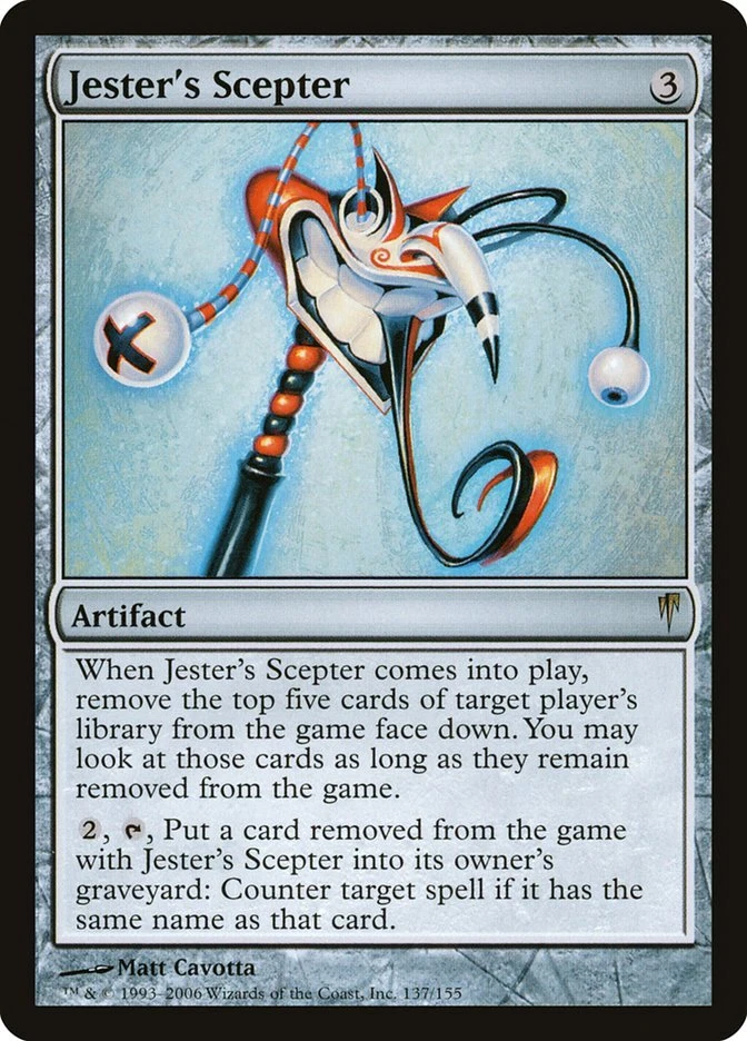Jester's Scepter [Coldsnap] Magic MTG - Image 1 of 1