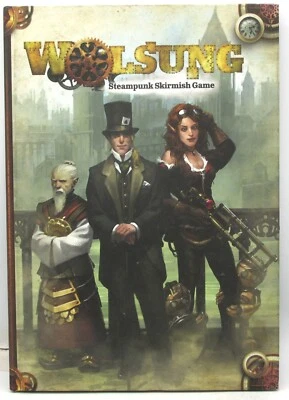 Wolsung 57918 Steampunk Skirmish Game (Book) Rulebook Rules Micro Art Studio - Image 1 of 2