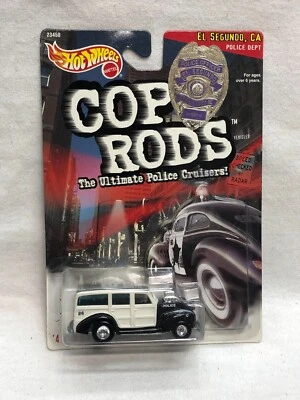 HOT WHEELS ПОЛИЦЕЙСКИЕ УДИЛИЩА EL SEGUNDO 40 FORD WOODIE УНИВЕРСАЛ НАСТОЯЩИЕ РАЙДЕРЫ - Изображение 1 из 4