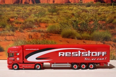 Herpa 901970 Scania R TL Schubbodensattelzug "Schöni - Reststoff" - Neu in OVP - Bild 1 von 4
