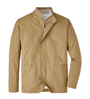 Blazer Peter Millar Mayfair Cremallera Para Hombre Talla M Verano Dunas Chaqueta Ligera Foto 1 de 4