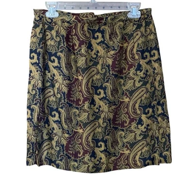 Minifalda corta de colección informal de esquina de cachemira mezcla de seda 12 pequeña dinero antiguo preppy Foto 1 de 4