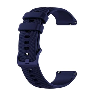 Correa de reloj universal 20mm, color azul, silicona flexible - Imagen 1 de 7