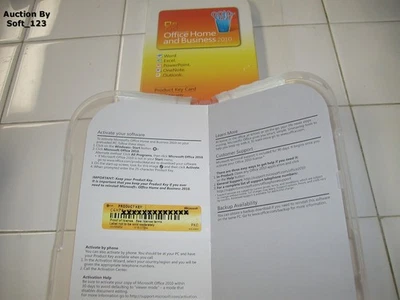 Microsoft Office 2010 Home and Business Product Key Card (PKC) Lifetime License  - Image 1 of 4