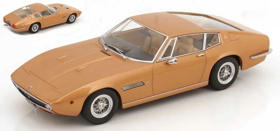 MASERATI GHIBLI COUPE' 1969 METALLIC GOLD 1:18 - Immagine 1 di 1