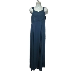 ModCloth sleeveless chiffon long maxi dress Size 10 - Picture 1 of 8
