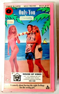 only you - andrew mccarthy, kelly preston, helen hunt vhs 1992 RARE clamshell - Image 1 of 3