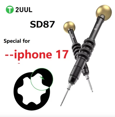 2UUL 4IP Screwdriver For Apple iPhone 17 Driver Repair Tool replaceable head