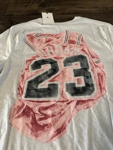 Camiseta Nike Jordan Flight MVP para hombre SS Crew blanca talla XXL ¡NUEVA CON ETIQUETAS! - Imagen 1 de 5