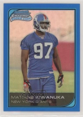 2006 Bowman Chrome Blue Refractor /150 Mathias Kiwanuka #250 Rookie RC - Image 1 of 2