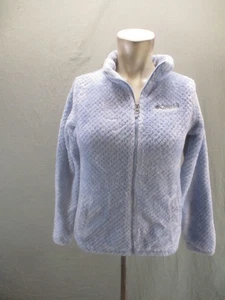 Columbia Size L (14-16) Girls Fireside Blue Full Zip Sherpa Fleece Jacket 620 - Picture 1 of 9