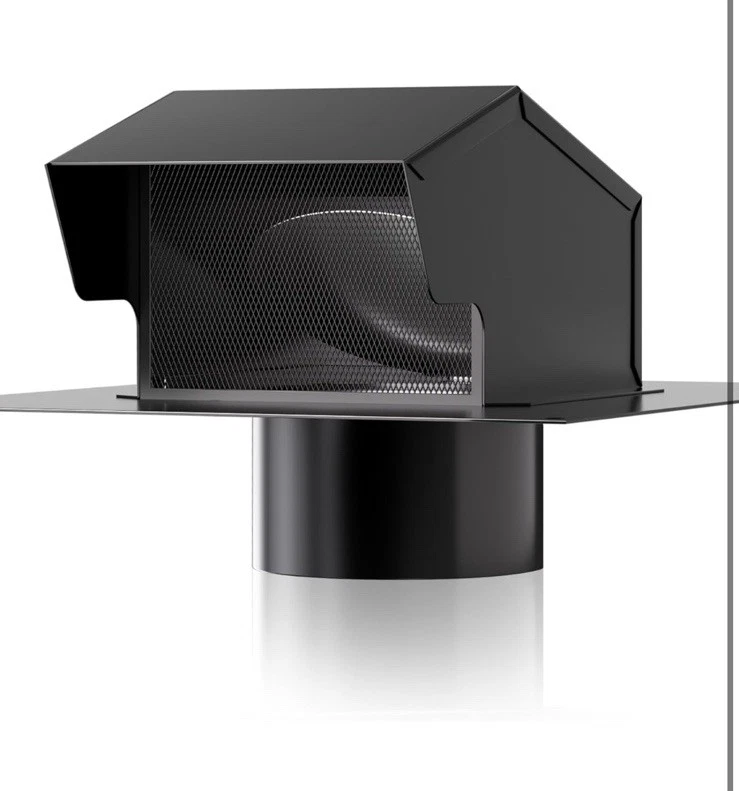 Tapa de ventilación de techo - Hon&Guan Ventilaciones de techo 4 pulgadas Acero galvanizado Baño 4 Techos Foto 1 de 4