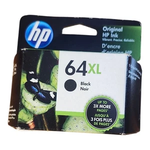 Cartucho de tinta HP 63XL negro negro sellado en caja estampado 2022 - Imagen 1 de 2