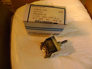 RELIANCE ELEKTRISCHER RÜCKWÄRTSGANG-KIPPSCHALTER 49869-14R - Bild 1 von 1