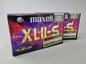 2x MAXELL XL II-S 90 Cassette Tape 1998 - OVP + SEALED + - Bild 1 von 1