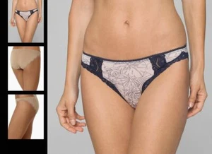 Soma Embraceable Lace Bikini S Leafy Lines Blush Mini - Picture 1 of 2