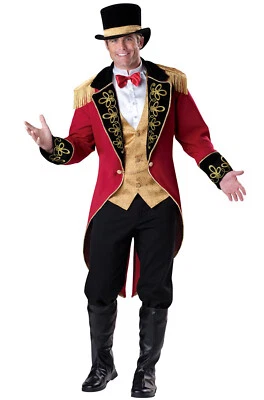 Great Ringmaster Greatest Showman Inspired Circus Adult Costume - Image 1 of 2
