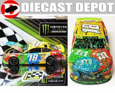 Kyle Busch 2019 Homestead Win versión de carrera M&MS 1/24 acción Foto 1 de 4