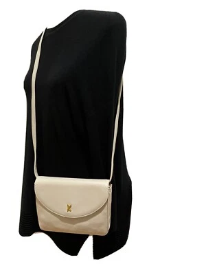 BOLSA TIRACOLO PALOMA PICASSO CREME COURO LISO - Imagem 1 de 4