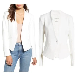 BLANKNYC One Button Structured Blazer White Size Large - Picture 1 of 7