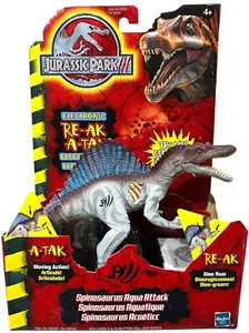 Jurassic Park III Re-Ak A-Tak Spinosaurus Aqua Attack Vtg 2001 Action Figure NEW - Picture 1 of 6