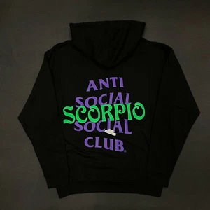 DS Auth Anti social social club Scorpio Black Hoodie ASSC AW21 S-XXL KKoch CPFM - Picture 1 of 6