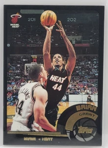02-03 Topps Brian Grant Black Parallel Card #486/500 (Miami Heat) - Picture 1 of 2