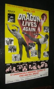 Original DRAGON LIVES AGAIN DEADLY HANDS OF KUNG FU Bruce Lee Exploitation Cult - Picture 1 of 1
