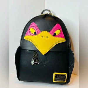 LOUNGEFLY DISNEY Sleeping Beauty Diablo Faux Leather Mini Backpack NWT - Picture 1 of 11