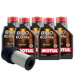 5L Motul 8100 ECO-LITE 5W20 Wix XP Filter Motor Oil Change Kit API SP-RC - Picture 1 of 1