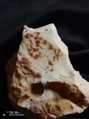 Authentic Old Native American Indian Tool -Rock Art with Drawings - Image 1 of 4