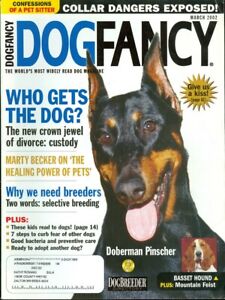 2002 Dog Fancy Magazine: Doberman Pinscher/Basset Hound/Dogs of Divorce/Collars