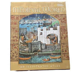 The Medieval World An Illustrated Atlas National Geographic John M.Thompson Book - Foto 1 di 2